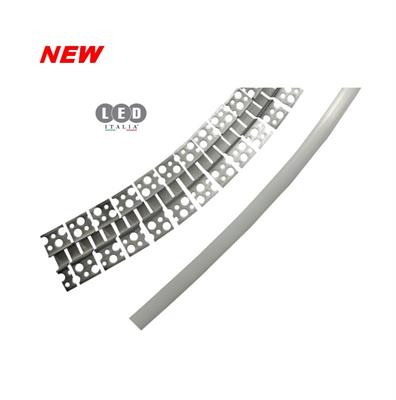 PROFILO INCASSO ALLUMINIO CURVABILE COVER SILICONE 3MT