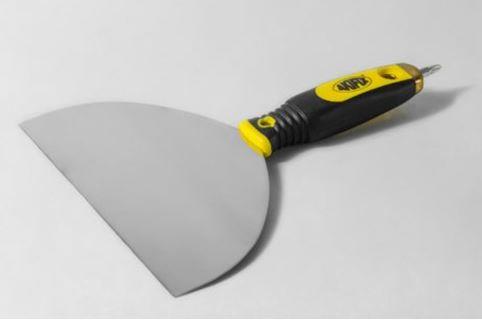SPATOLA IN ACCIAIO INOX LAMA A “CAMPANA” CON 1 INSERT0 20cm
