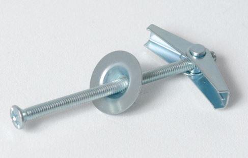 ANCORINA A FARFALLA VITE E RONDELLA @11mm LUNGHEZZA 7.2CM CF10PZ