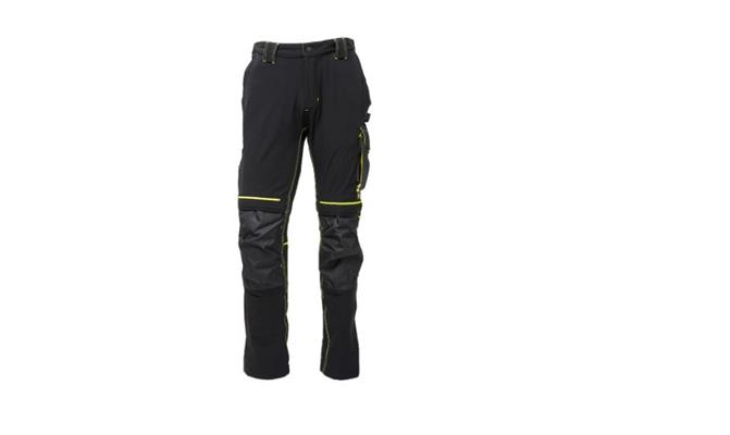 PANTALONE DA LAVORO U-POWER ATOM BLACK CARBON TAGLIA M